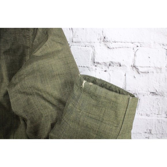 LL Bean Green Polyester Lined Down Insulated Baxter State Parka Jacket Size XS - Picture 10 of 12